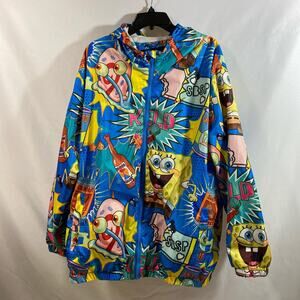 SpongeBob SquarePants windbreaker jacket members only size 3X